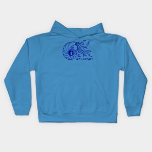 Blue Nautilus Kids Hoodie